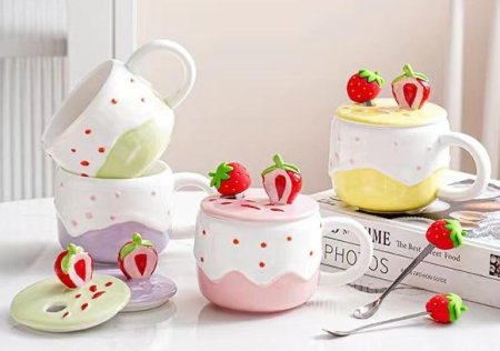 كوب بطابع ناعم ولطيف ☕️