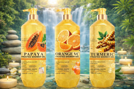 جل الاستحمام الطبيعي بالفواكه والأعشاب <br> <span class='text-color-warm'>سيتوفر قريباً</span>