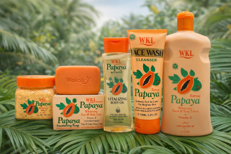� مجموعة WKL Papaya المتكاملة للعناية بالبشرة <br> <span class='text-color-warm'>سيتوفر قريباً</span>