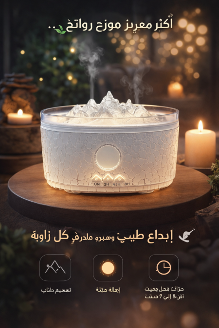 موزّع روائح بتصميم الجبال