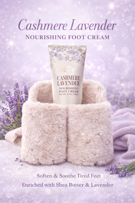 ✨ بكج كريم القدم كشمير لافندر ✨