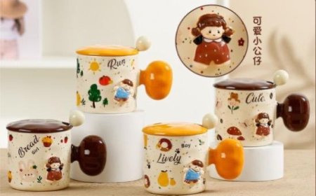 أكواب سيراميك زخرفية فاخرة