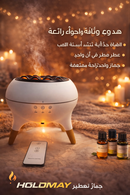 � جهاز تعطير بتأثير اللهب