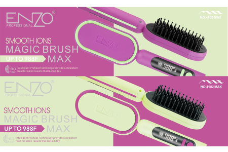 فرشاة فرد شعر كهربائية بالأيونات من ENZO