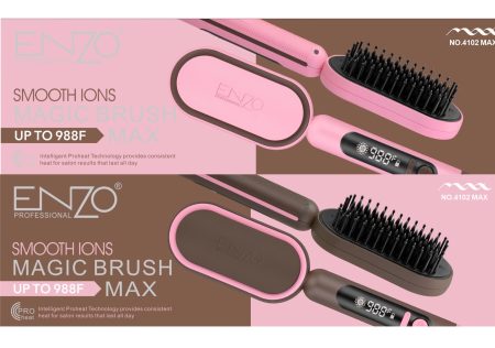 فرشاة فرد شعر كهربائية بالأيونات من ENZO