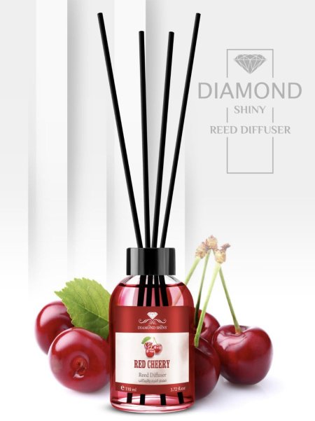 � معطر أعواد الكرز الأحمر – Diamond Shiny 🍒