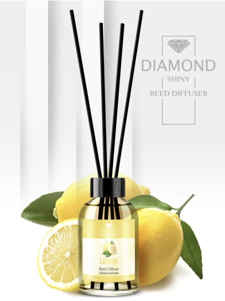 ✨ معطر أعواد الليمون – Diamond Shiny ✨