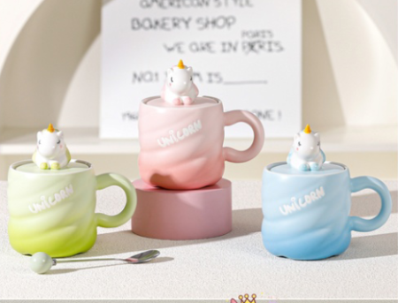 �☕ كوب اليونيكورن اللطيف