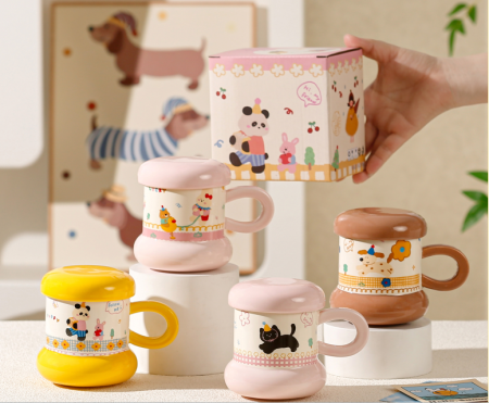 أكواب سيراميك زخرفية فاخرة