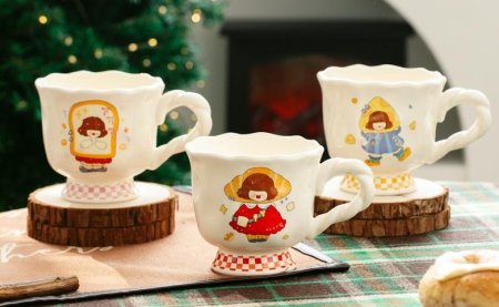 أكواب سيراميك زخرفية فاخرة