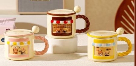 أكواب سيراميك زخرفية فاخرة