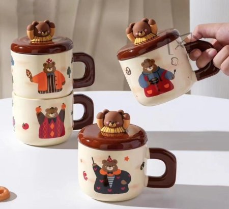 أكواب سيراميك زخرفية فاخرة