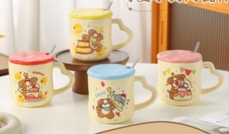 أكواب سيراميك زخرفية فاخرة