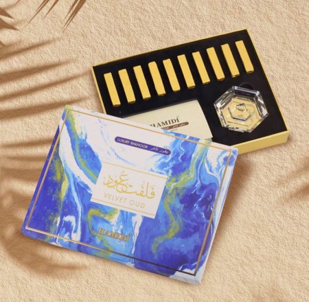 طقم بخور فلفت عود من حامدي